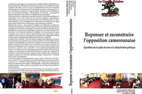 Article : « Repenser et reconstruire l’opposition camerounaise »